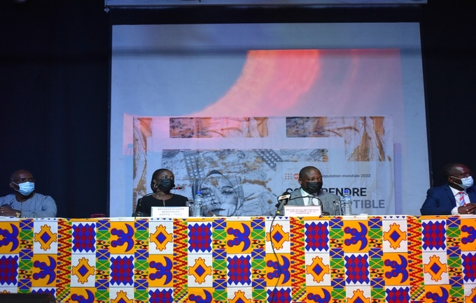 La table des officiels lors du lancement de la JMP 2022 au Togo