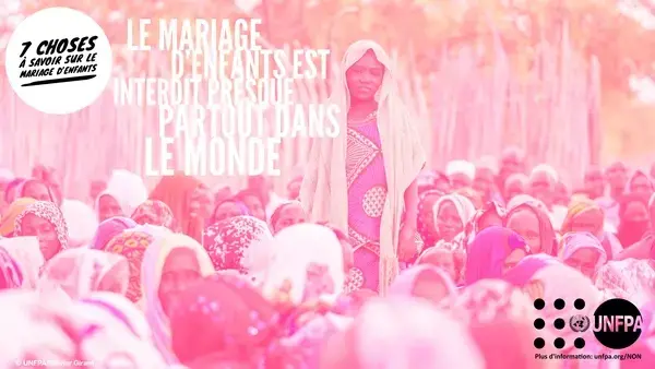  14 Février, Fête de la St Valentin, UNFPA TOGO SE JOINT A LA VASTE CAMPAGNE EN LIGNE CONTRE LE MARIAGE DES ENFANTS