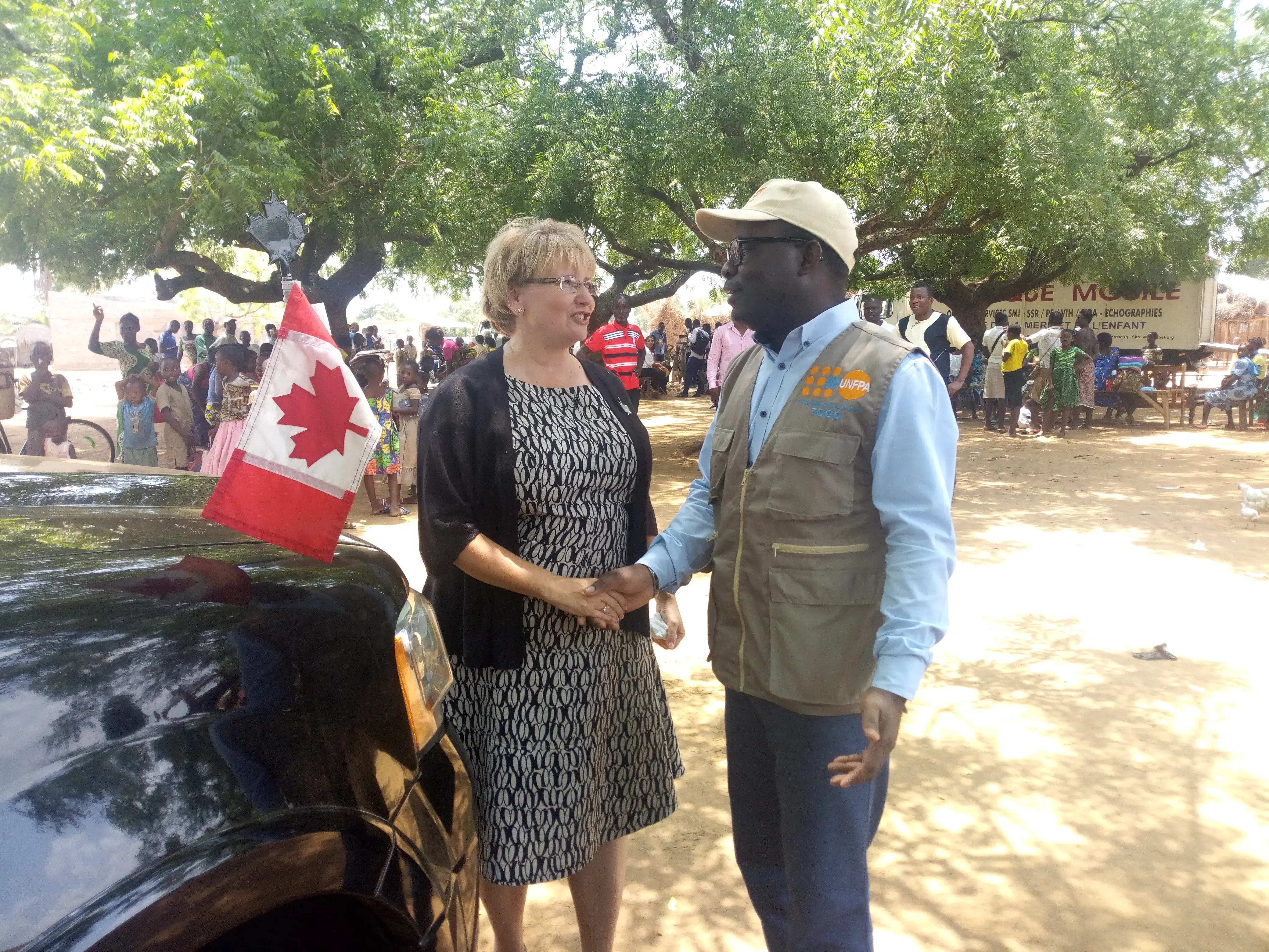 Visite de terrain de S.E. Mme Heather Cameron,  Ambassadrice du Canada