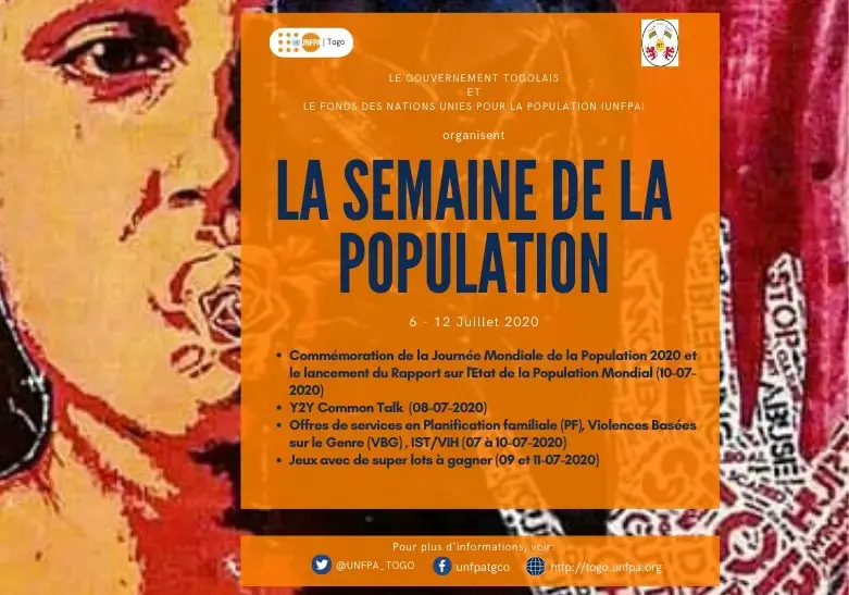 LE GOUVERNEMENT TOGOLAIS ET UNFPA TOGO CELEBRENT LA SEMAINE DE LA POPULATION